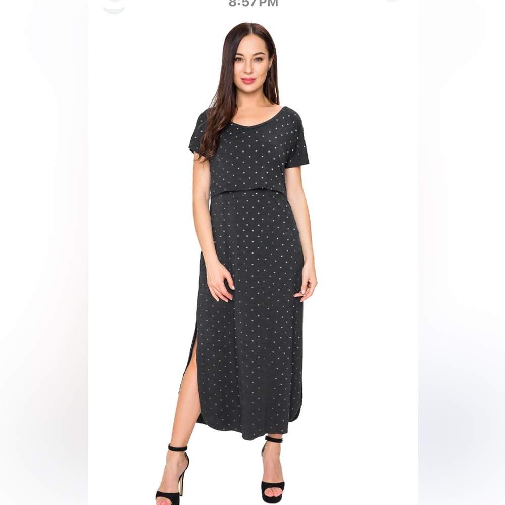 Michael Kors Navy Maxi Dress L
